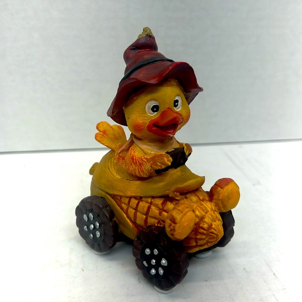 Vintage Harvest Chick in a Hot Rod Corn Cob